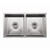 Hamat HYDRUS Undermount 50/50 Double Bowl 31" X 18" Kitchen Sink - Stainless Steel
