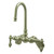Kingston Brass Wall Mount Clawfoot Tub Filler Faucet - Brushed Nickel CC81T8
