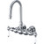 Kingston Brass Wall Mount Clawfoot Tub Filler Faucet - Brushed Nickel - CC5T8