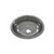 Opella 17135.045 13" x 10 1/2" Oval Bar Sink - Undermount Or Drop-In - Polished Stainless