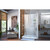 DreamLine UNIDOOR Frameless 46"-47" Adjustable Shower Door with Glass Shelves - Chrome Trim - SHDR-20467210S