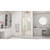 DreamLine UNIDOOR Frameless 36"-37" Adjustable Shower Door with Glass Shelves - Chrome Trim - SHDR-20367210CS