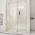 DreamLine UNIDOOR Frameless 57"-58" Adjustable Shower Door - Chrome Trim - SHDR-20577210