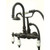 Kingston Brass Wall Mount Clawfoot Tub Filler Faucet with Hand Shower - Oil Rubbed Bronze CC9T5