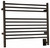 Amba Jeeves LSO-40 L Straight Electric Heated Towel Warmer - Oil Rubbed Bronze - 39 1/2" W x 27" H x 4 1/2" D