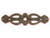 Top Knobs Newton Backplate 3 3/16", Old English Copper - M222