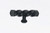 Top Knobs Square Twist 3 3/16" Length Bar Knob, Patina Black - M740