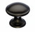 Top Knobs Rounded 1 1/4" Diameter Round Knob, Oil Rubbed Bronze - M1224
