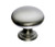 Top Knobs Mushroom 1 1/4" Diameter Round Knob, Brushed Satin Nickel - M281