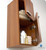 Fresca FST8091TK 12'' Bathroom Linen Side Cabinet 27.5" H X 12.63" W X 12" L W/ 2 Storage Areas  - Teak