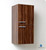 Fresca FST8091GW 12'' Bathroom Linen Side Cabinet 27.5" H X 12.63" W X 12" L W/ 2 Storage Areas  - Walnut