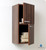 Fresca FST8091GW 12'' Bathroom Linen Side Cabinet 27.5" H X 12.63" W X 12" L W/ 2 Storage Areas  - Walnut