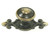Top Knobs Britannia M28 Canterbury Cabinet Knob 1 1/4" 32mm W / Backplate - Dark Antique Brass