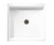 Swanstone 36 x 36 Veritek Alcove Shower Pan with Center Drain in White - FF03636MD.010