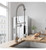 Vigo Single Handle Pull Down Spiral Swivel Spout & Pre Rinse Kitchen Faucet - Chrome