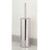 Valsan Cubis Plus 66498ES Freestanding Toilet Brush Holder-Satin Nickel