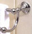 Valsan Kingston 66376CR 25" Double Towel Bar / Rail - Chrome