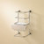 Valsan Essentials 57203ES 4-Tier Towel Shelf-Wall Mounted-Satin Nickel
