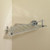 Valsan Essentials 53610NI Triangular Shower Shelf / Basket  - Polished Nickel