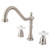 Kingston Brass Two Handle Widespread Kitchen Faucet - Brushed Nickel KB1798PXLS