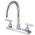 Kingston Brass Two Handle Widespread Kitchen Faucet - Polished Chrome KS8791CMLLS