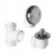 Mountain Plumbing BDWPLTP PN Lift & Turn Bath Waste & Overflow Plumber"s Half Kit - Polished Nickel