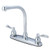 Kingston Brass Two Handle Widespread High-Arch Kitchen Faucet - Polished Chrome KB8751NFLLS