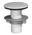 Mountain Plumbing Sink Hole Cover - Stainless Steel - BTAPS50/SS