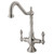 Kingston Brass Two Handle Single Hole Kitchen Faucet - Brushed Nickel KS1778ALLS