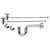 Mountain Plumbing MT8101-NL/GPB Lav Supply Kits W/P-Trap -  Polished Gold
