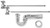Mountain Plumbing Lav Supply Kits W/New England/ Massachusetts P-Trap - Brushed Nickel - MT3044-NL/BRN