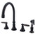 Kingston Brass Two Handle Kitchen Faucet & Side Spray - Oil Rubbed Bronze