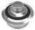 Mountain Plumbing Waste Disposer Flange / Collar and Stopper - Polished Stainless - MT204/PS