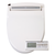 Clean Sense DIB-1500R-RW White Round Bidet Toilet Seat w/Remote