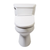 Clean Sense DIB-1500R-RW White Round Bidet Toilet Seat w/Remote