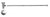 Mountain Plumbing MT6820-NL/BRN Oval Handle Toilet Angle Supply Kit -  Brushed Nickel Mountain Plumbing MT6820-NL/BRN Oval Handle Toilet Angle Supply Kit -  Brushed Nickel