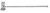 Mountain Plumbing Square Handle Toilet Angle Supply Kit - Polished Nickel - MT5831-NL/PN