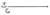 Mountain Plumbing Lever Handle Toilet Straight Supply Kit - Polished Nickel - MT5122L-NL/PN