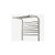 Amba Jeeves MSP-20 Model M Curved Electric Heated Towel Warmer - Polished Stainless