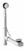 Mountain Plumbing Cable Operated Bath Waste & Overflow Kit - Satin Chrome - BDR20S45-2/SC