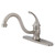 Kingston Brass Single Handle Widespread Kitchen Faucet - Brushed Nickel KB3578GLLS