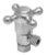 Mountain Plumbing MT4003X-NL/PEW Cross Handle Angle Valve -  Pewter