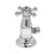 Mountain Plumbing MT4004X-NL/SC Cross Handle Angle Valve -  Satin Chrome