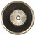 Linkasink BR008 P 17" Bronze Flat Bottom Fluted Undermount or Drop In Lav Sink - Polished Nickel