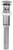 Westbrass Push Down Lavatory Drain with Overflow - Chrome - D410A-26