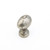 Schaub Siena Oval Door Knob 1-1/4" diam - Vibra Nickel - 252-VN