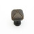 Schaub 251-ABZ Siena Square Door Knob 1-1/2" diam - Ancient Bronze