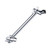 Gerber D481150 9" Shower Arm & Flange - Chrome