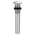 Gerber 1 1/4" Drain w/ Cover and Grid Strainer w/o Overflow - Brushed Nickel - D495082BN