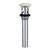 Gerber 1 1/4" Drain with Cover/Grid Strainer With Overflow - Brushed Nickel - D495008BN
